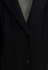 Golden Goose DB Single-Breasted Cocoon Coat  Black GWP02275P00197390100_9c327c1a-c6bb-473a-a4ce-a76caac5e2cc