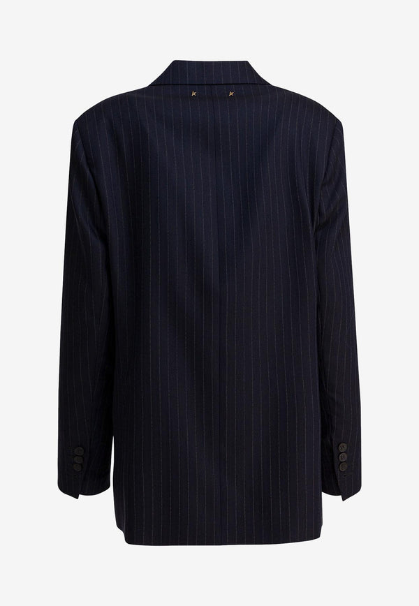 Golden Goose DB Single-Breasted Pinstripe Blazer Blue GWP02461P00209850629_339d22c8-a7fb-4623-bab7-bed5190067bd