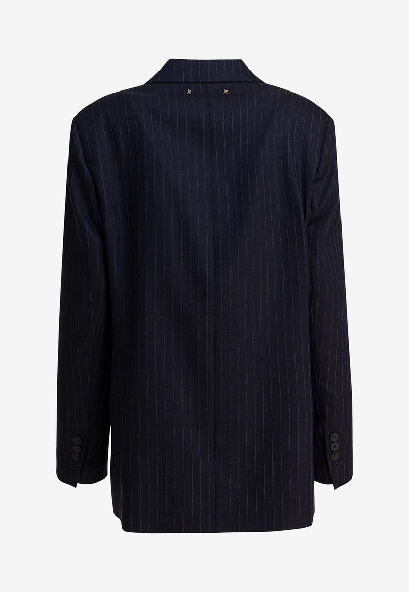 Golden Goose DB Single-Breasted Pinstripe Blazer Blue GWP02461P00209850629_339d22c8-a7fb-4623-bab7-bed5190067bd
