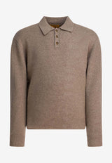 Guest In Residence Cashmere Polo T-shirt Gray M26010JMTAUP_69fb0d28-d92f-4af0-b67c-ae3c2cb7b921