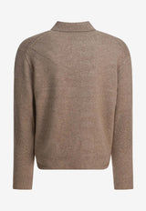 Guest In Residence Cashmere Polo T-shirt Gray M26010JMTAUP_69fb0d28-d92f-4af0-b67c-ae3c2cb7b921