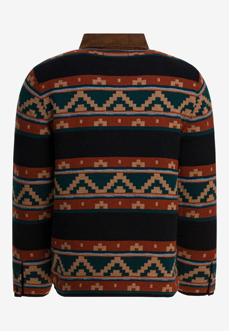 Guest In Residence Patterned Overshirt Multicolor M32919JHBLKCO_b50d685b-5b0e-4431-903d-96104d09aadd