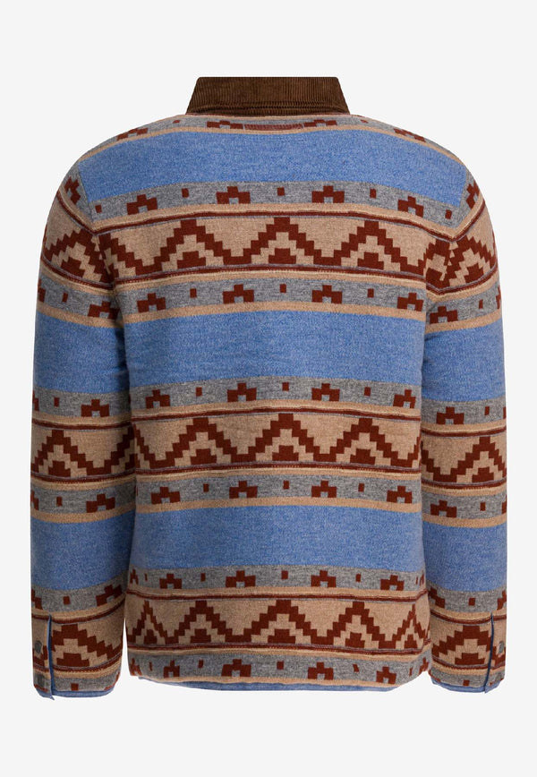 Guest In Residence Patterned Overshirt Multicolor M32919JHHRBCO_5e98c808-fa69-4018-94f7-37ef6418ad55