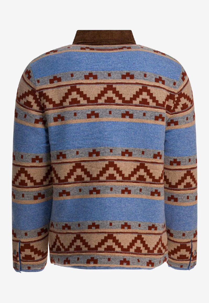 Guest In Residence Patterned Overshirt Multicolor M32919JHHRBCO_5e98c808-fa69-4018-94f7-37ef6418ad55