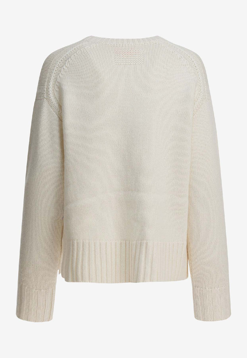 Guest In Residence Cashmere Crewneck Sweater W10910RHCRE_69afd8f1-c61d-4080-94be-5320b8b9145d