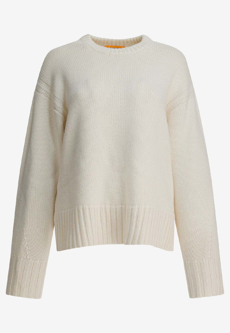 Guest In Residence Cashmere Crewneck Sweater W10910RHCRE_69afd8f1-c61d-4080-94be-5320b8b9145d