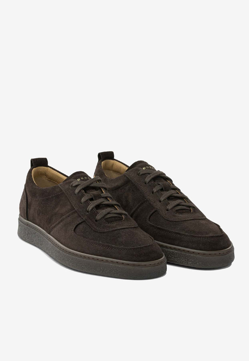 Henderson Baracco Levant Suede Low-Top Sneakers  Brown LEVANTE883SUEDE MODICA_326f441b-9901-431c-8b86-11d4fedf3fca