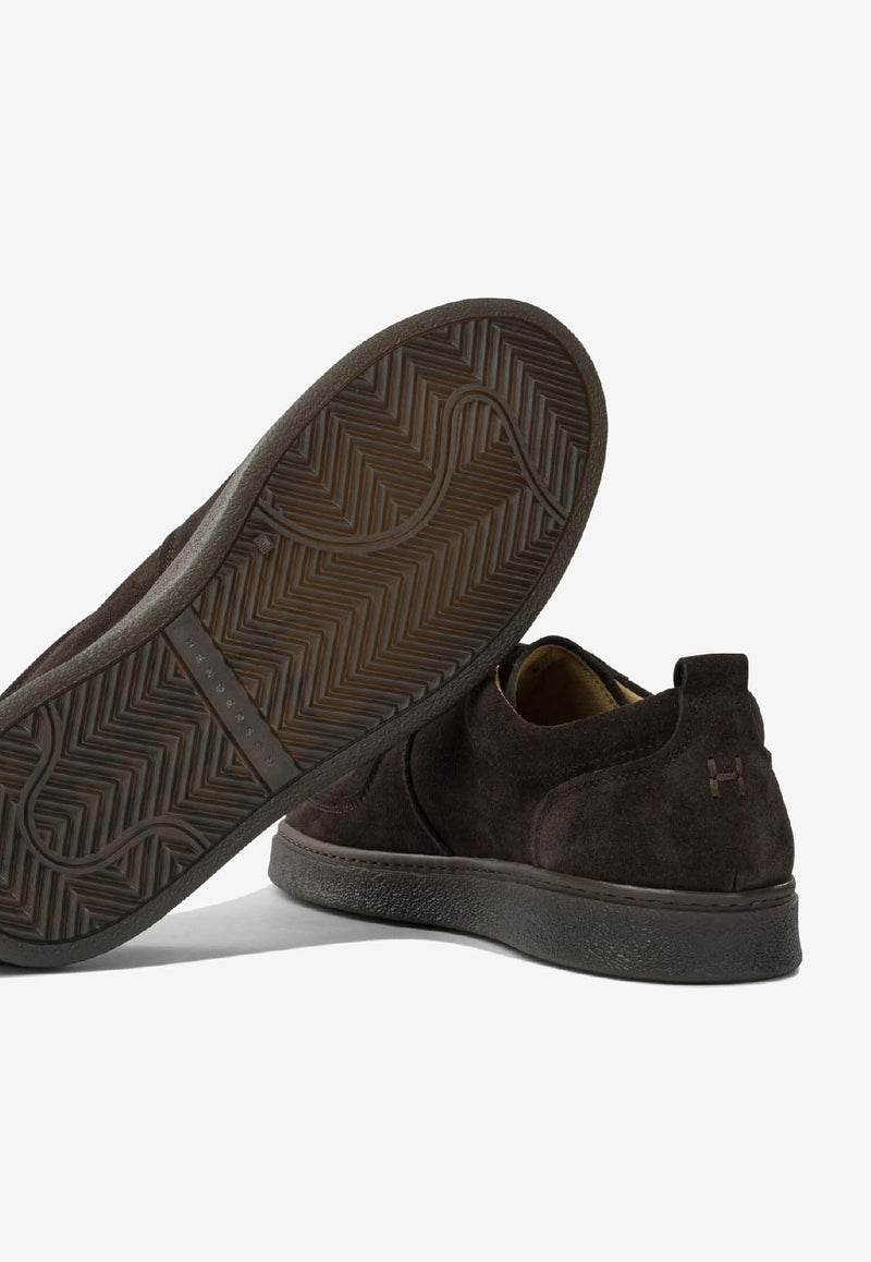 Henderson Baracco Levant Suede Low-Top Sneakers  Brown LEVANTE883SUEDE MODICA_326f441b-9901-431c-8b86-11d4fedf3fca