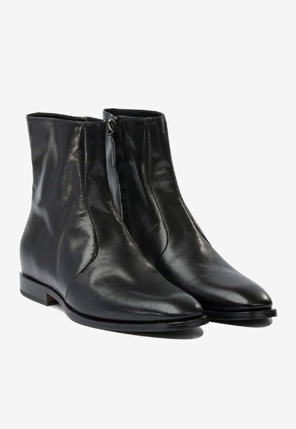Henderson Baracco Leather Ankle Boots  SIENNA106DCANGURO NERO_bf9ab74d-929b-4ffc-8399-5c3469bfac99