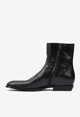 Henderson Baracco Leather Ankle Boots  SIENNA106DCANGURO NERO_bf9ab74d-929b-4ffc-8399-5c3469bfac99