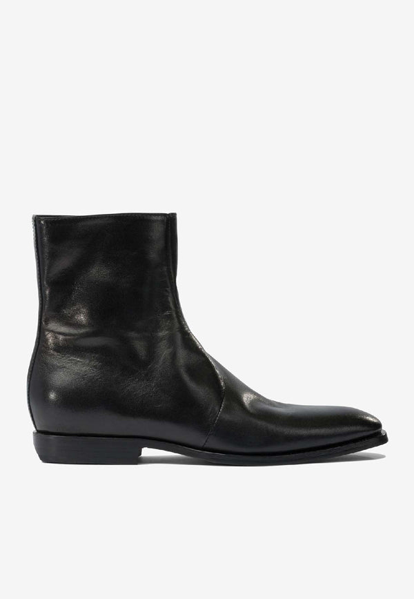 Henderson Baracco Leather Ankle Boots  SIENNA106DCANGURO NERO_bf9ab74d-929b-4ffc-8399-5c3469bfac99