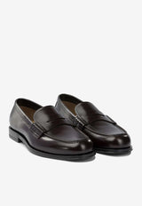 Henderson Baracco Glossy Leather Loafers  VITO161CORRIDA BURGUNDY_9ca645c8-2902-49bd-8e0a-becb64d7567d