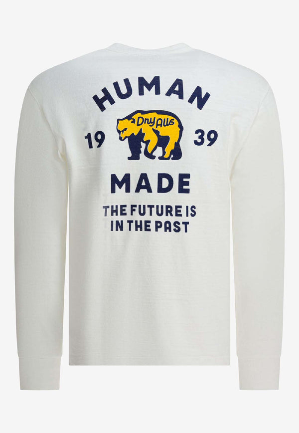 Human Made Graphic Print Long-Sleeved T-shirt White HM30CS025WHITE_8902551f-f31c-4425-a73f-917141a62edc