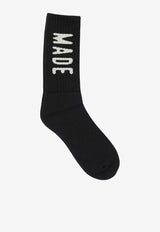 Human Made Logo Intarsia Mid-Calf Socks Black HM30GD066BLACK_bd9cdc64-ce66-46f2-9ad4-f8fb0a3686fc