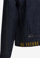 Human Made Denim Overshirt Jacket with Contrast-Stitching Blue HM30JK001INDIGO_e12fb0a3-ba80-47db-8476-558ca089e6b0