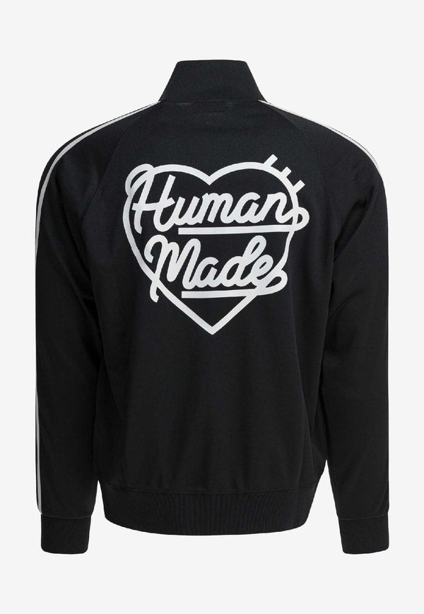 Human Made Heart Embroidered Zip-Up Sweatshirt Black HM30JK042BLACK_43746e84-9e6a-49f1-b114-d86a45b2492a