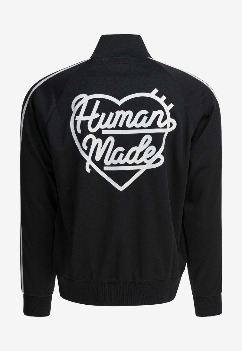Human Made Heart Embroidered Zip-Up Sweatshirt Black HM30JK042BLACK_43746e84-9e6a-49f1-b114-d86a45b2492a