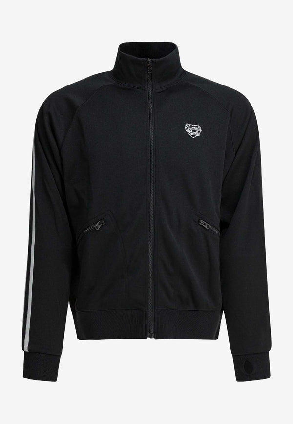 Human Made Heart Embroidered Zip-Up Sweatshirt Black HM30JK042BLACK_43746e84-9e6a-49f1-b114-d86a45b2492a