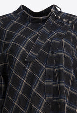 Isabel Marant Gerla Checked Blouse Blue 25HHT0741FAC4J01I30BU_9e2de671-c61b-4cf9-9b5e-62216e2f3763