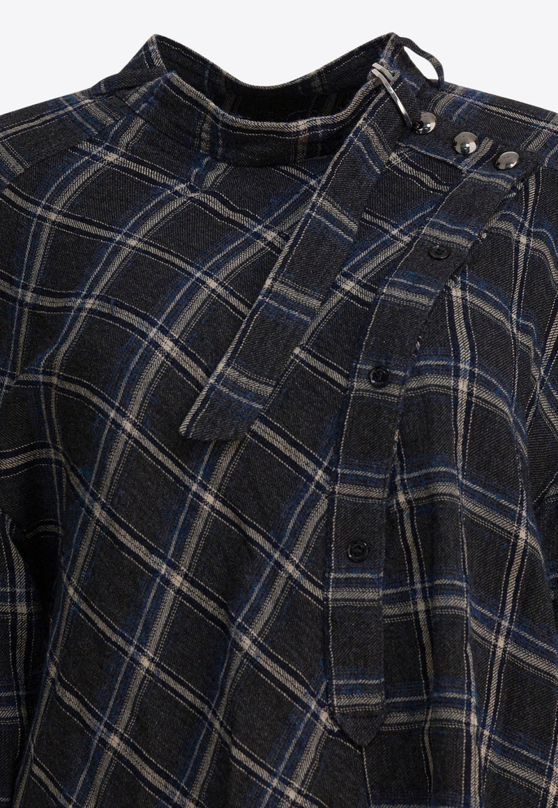 Isabel Marant Gerla Checked Blouse Blue 25HHT0741FAC4J01I30BU_9e2de671-c61b-4cf9-9b5e-62216e2f3763