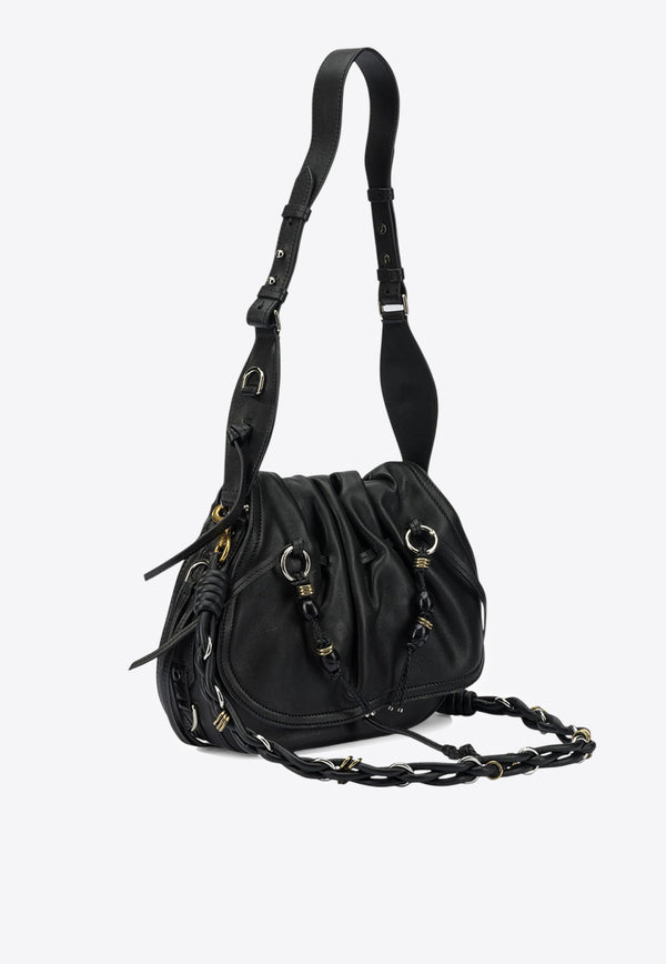Isabel Marant Bolton Leather Shoulder Bag Black 25HPP0406FAC4C04MBKSI_6c818da1-989c-453d-bf52-8cc715ead89e