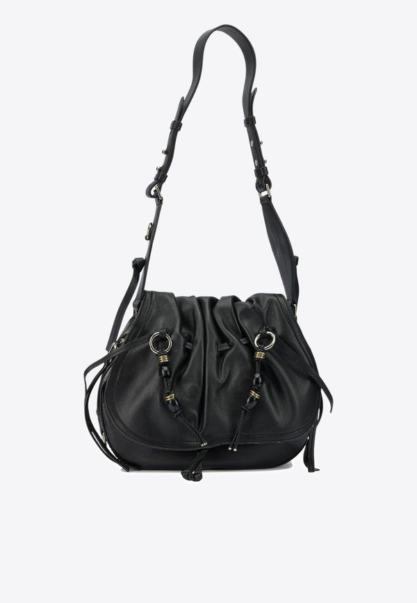 Isabel Marant Bolton Leather Shoulder Bag Black 25HPP0406FAC4C04MBKSI_6c818da1-989c-453d-bf52-8cc715ead89e