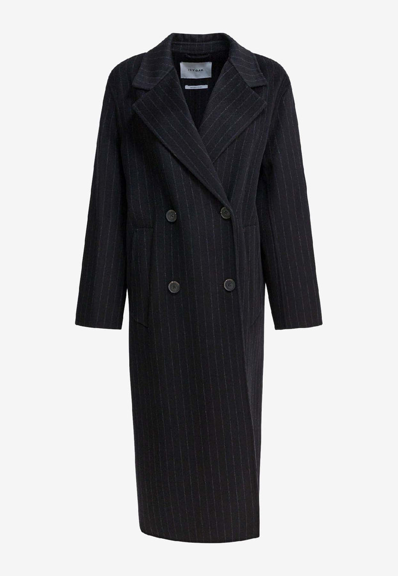 Ivy Oak Clara Double-Breasted Wool Coat Blue IO111105CLARAMC2163_7661ae66-cf28-4437-85c0-f140e206d8db