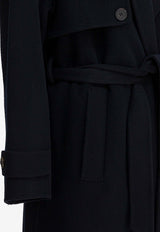 Ivy Oak Colette Ann Double-Breasted Wool Trench Coat Blue IO111143COLETTE ANNBL900_82f9edc6-6247-4109-9fe0-6d6dfe3be1ed