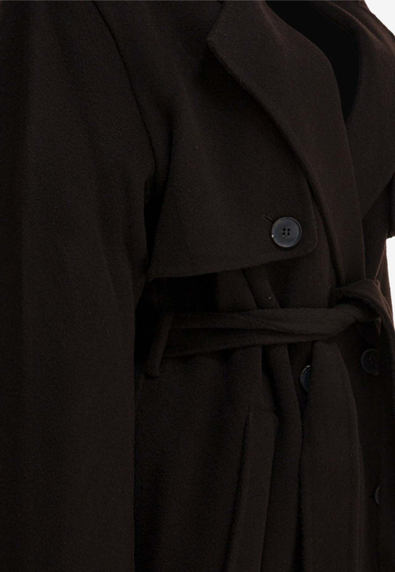 Ivy Oak Colette Ann Double-Breasted Wool Trench Coat Brown IO111143COLETTE ANNBR291_138af66a-7716-4b7f-8ae3-1fe13001726d