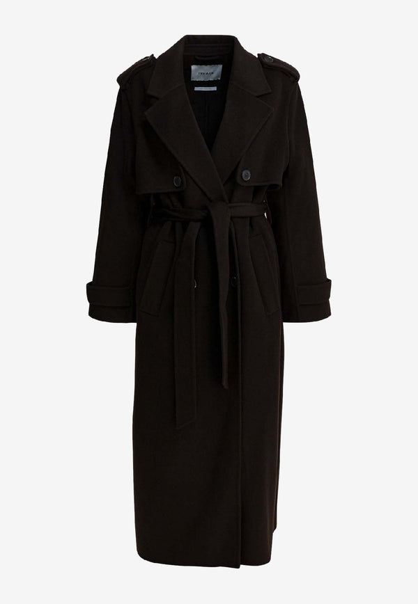 Ivy Oak Colette Ann Double-Breasted Wool Trench Coat Brown IO111143COLETTE ANNBR291_138af66a-7716-4b7f-8ae3-1fe13001726d