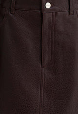 Ivy Oak Lilou Leather Mini Skirt Bordeaux IO118055LILOURE401_fd27daa8-88c9-4544-993a-53c25d91b2c2