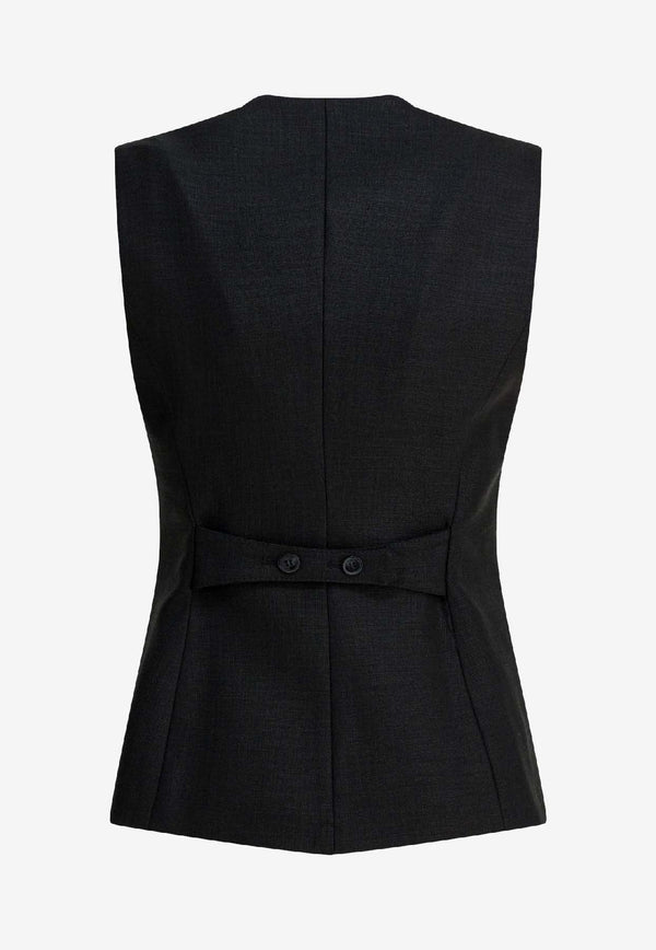 Ivy Oak Single-Breasted Wool Vest Black IO119128JUNIPERBK999_a678dad8-dda1-43c5-a0a5-ad2d2515ac5f