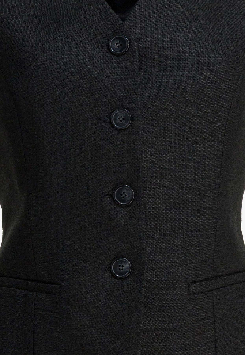 Ivy Oak Single-Breasted Wool Vest Black IO119128JUNIPERBK999_a678dad8-dda1-43c5-a0a5-ad2d2515ac5f