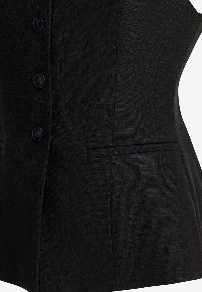 Ivy Oak Single-Breasted Wool Vest Black IO119128JUNIPERBK999_a678dad8-dda1-43c5-a0a5-ad2d2515ac5f