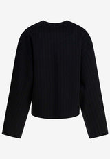 Ivy Oak Jeneva Striped Wool Cardigan Blue IO119137JENEVAMC2163_71162683-3dc2-420e-94b4-e57709be10cf