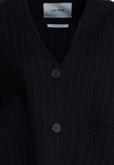 Ivy Oak Jeneva Striped Wool Cardigan Blue IO119137JENEVAMC2163_71162683-3dc2-420e-94b4-e57709be10cf