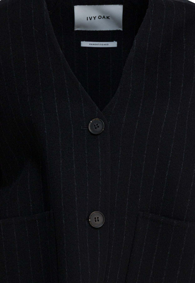 Ivy Oak Jeneva Striped Wool Cardigan Blue IO119137JENEVAMC2163_71162683-3dc2-420e-94b4-e57709be10cf