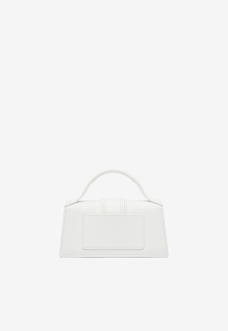 Jacquemus Small Bambino Leather Shoulder Bag White 21HBAW00006BC01C01100_82976