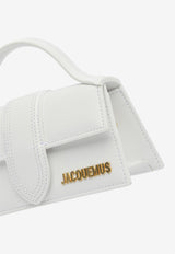 Jacquemus Small Bambino Leather Shoulder Bag White 21HBAW00006BC01C01100_82976
