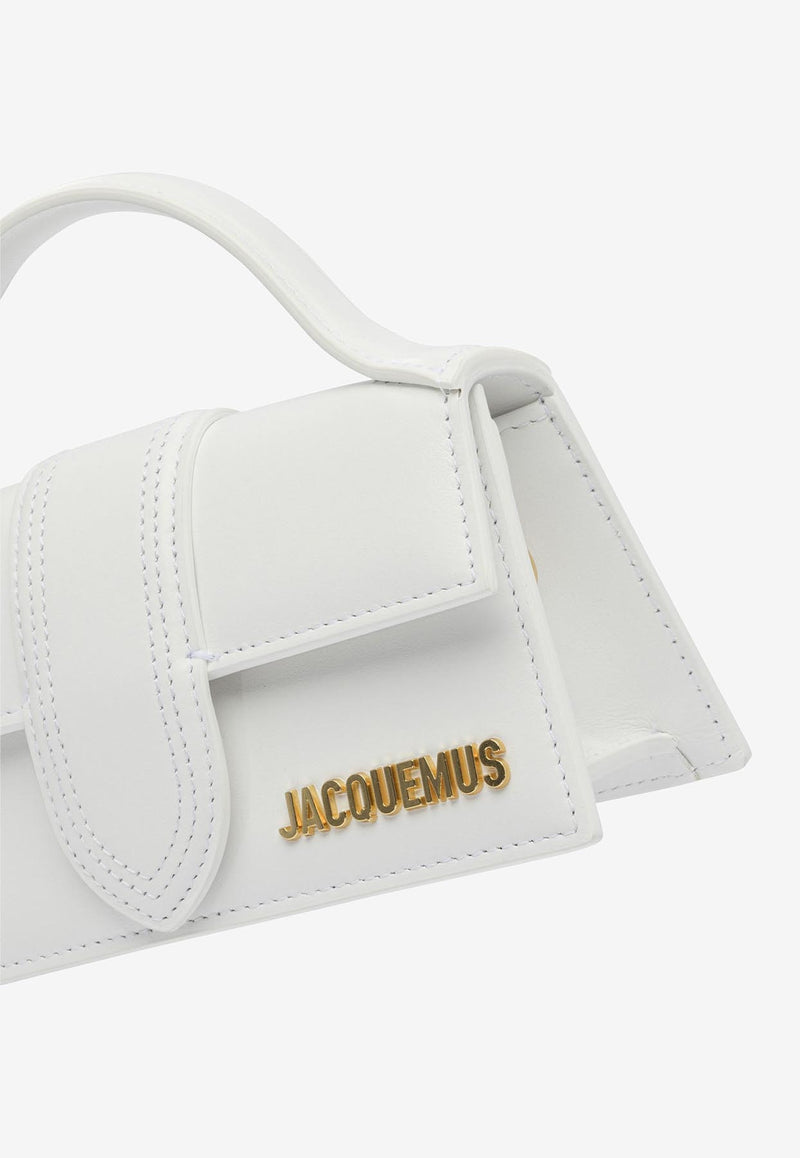 Jacquemus Small Bambino Leather Shoulder Bag White 21HBAW00006BC01C01100_82976