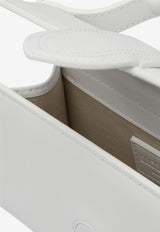 Jacquemus Small Bambino Leather Shoulder Bag White 21HBAW00006BC01C01100_82976