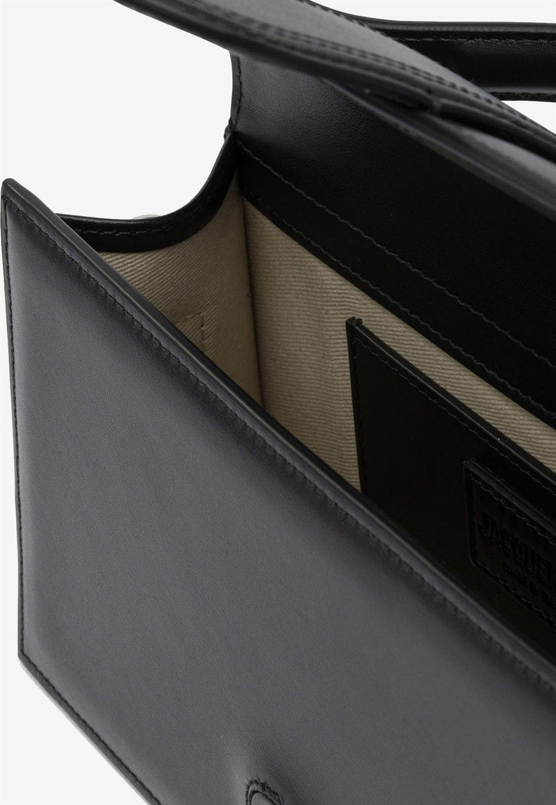 Jacquemus Large Bambino Leather Shoulder Bag Black 21HBAW00007BC01C0199S_82785