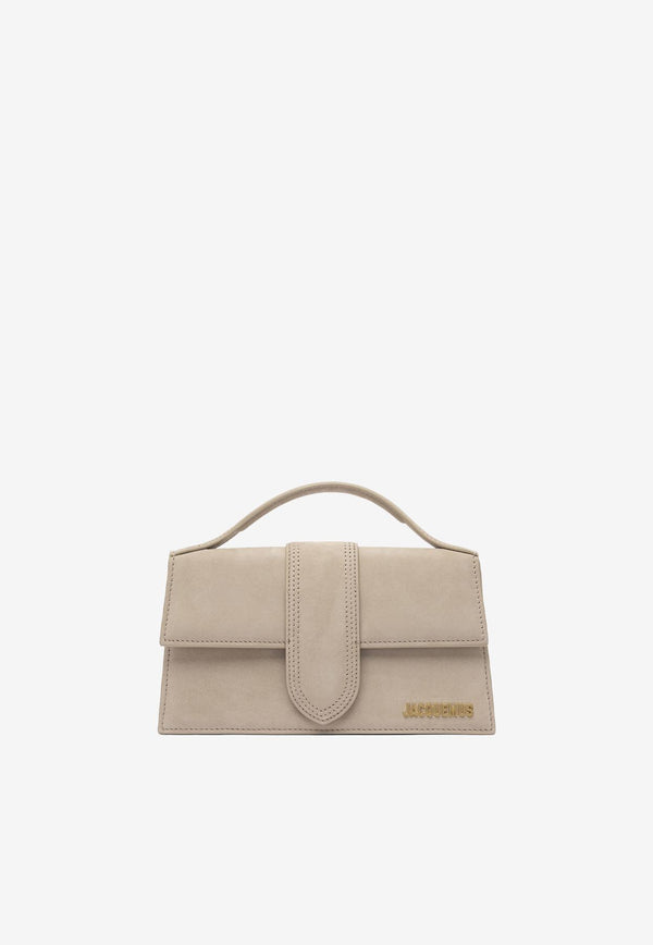 Jacquemus Large Bambino Leather Shoulder Bag Beige 22HBAW00007AC08C01180_82853