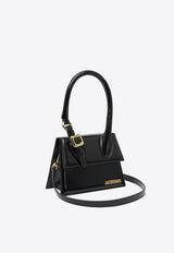 Jacquemus Medium Chiquito Smooth Leather Handbag Black 23HBAW00327AC18A01990_82826