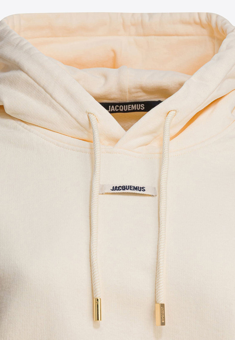 Jacquemus Gros Grain Hooded Sweatshirt Cream 24EHOW00247AJ00109130_beee401d-10af-41a4-8329-5a08fdde211a