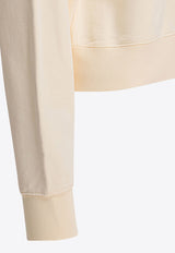 Jacquemus Gros Grain Hooded Sweatshirt Cream 24EHOW00247AJ00109130_beee401d-10af-41a4-8329-5a08fdde211a