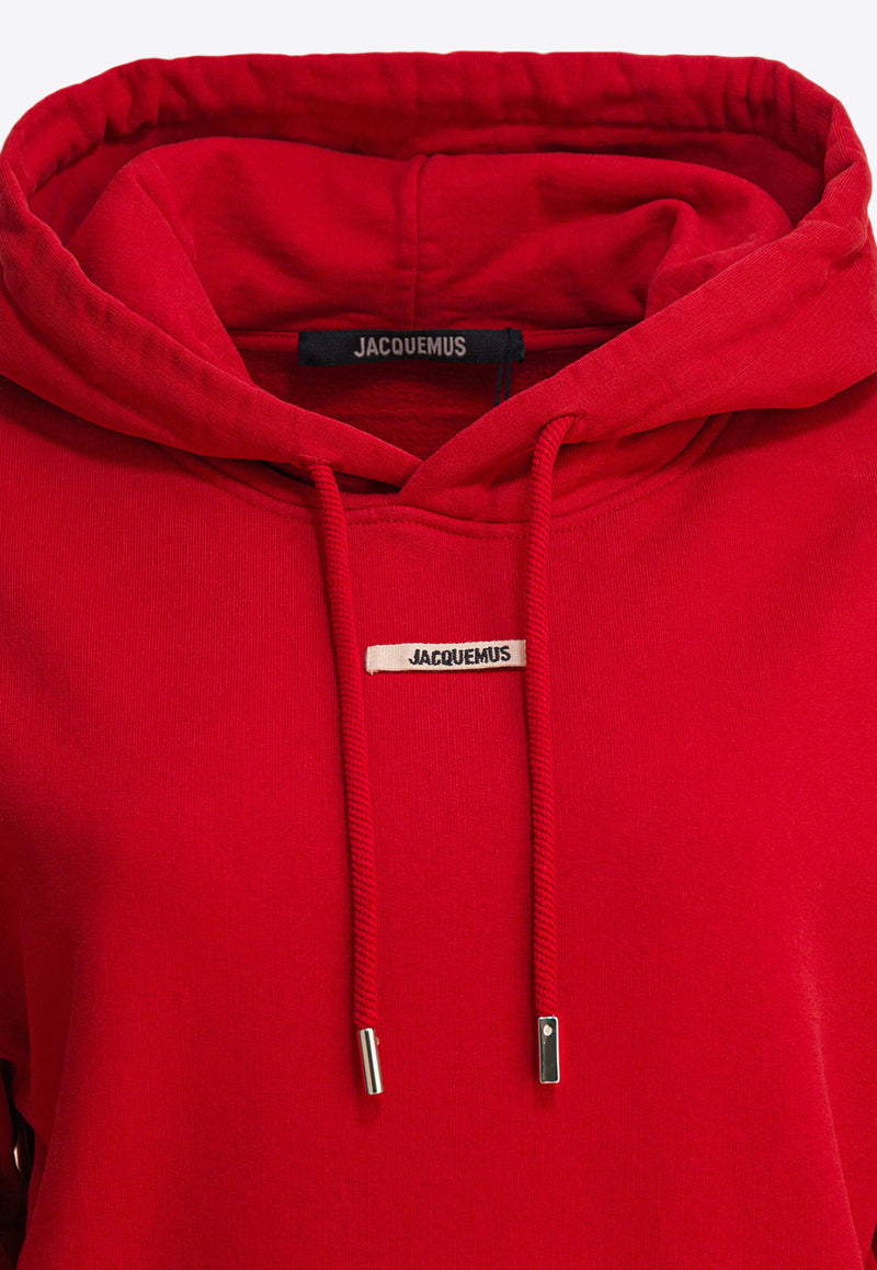 Jacquemus Gros Grain Hooded Sweatshirt Red 24EHOW00247AJ00109471_b09a62dd-3df8-4859-9b55-5b813b7b0f86