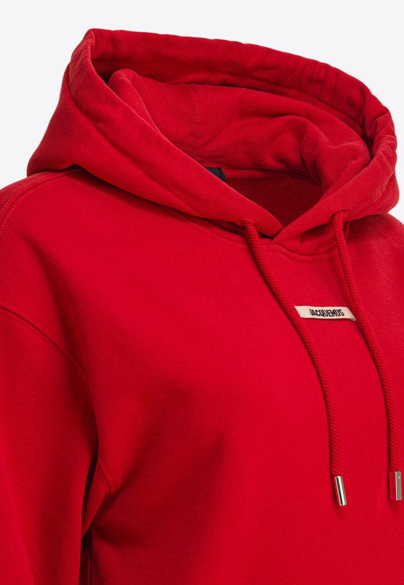 Jacquemus Gros Grain Hooded Sweatshirt Red 24EHOW00247AJ00109471_b09a62dd-3df8-4859-9b55-5b813b7b0f86