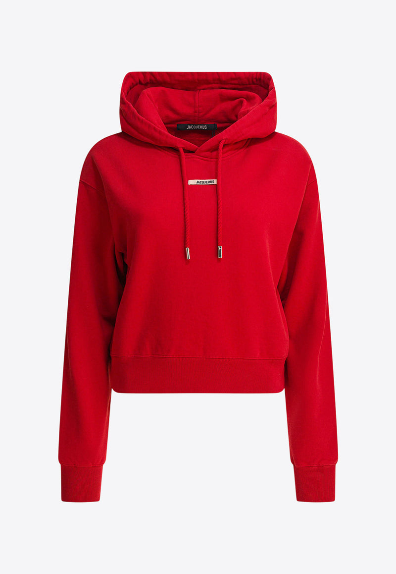 Jacquemus Gros Grain Hooded Sweatshirt Red 24EHOW00247AJ00109471_b09a62dd-3df8-4859-9b55-5b813b7b0f86
