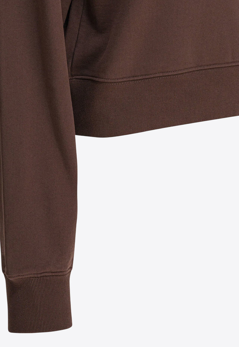 Jacquemus Gros Grain Hooded Sweatshirt Brown 24EHOW00247AJ00109880_9adb91e1-3f6d-4b45-bde7-110bf9022fbf